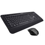 Volkano X Graphite Series Wireless Keyboard And Mouse, Full Size, Black