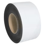 Partners Brand Magnetic Warehouse Label Roll, LH158, 3in x 100ft, White