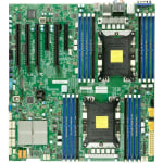 Supermicro X11DAi-N Workstation Motherboard - Intel C621 Chipset - Socket P LGA-3647 - Extended ATX - Xeon Processor Supported - 2 TB DDR4 SDRAM Maximum RAM - RDIMM, DIMM, LRDIMM - 16 x Memory Slots - Gigabit Ethernet - 10 x SATA Interfaces