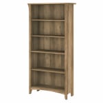 Bush Furniture Salinas 63inH 5-Shelf Bookcase, Reclaimed Pine, Standard Delivery