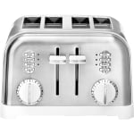 Cuisinart Classic 4-Slice Wide-Slot Toaster, White