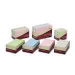 SKILCRAFT 3in x 5in 30% Recycled Self-Stick Notes, Assorted Pastel Colors, Pack Of 6 (AbilityOne 7530-01-456-0683)