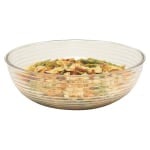 Cambro Camwear Round Ribbed Bowls, 15in, Clear, Set Of 4 Bowls