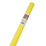 JAM Paper Wrapping Paper, Matte, 25 Sq Ft, Lemon Yellow