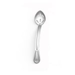 Hoffman Browne Serving Spoons, Slotted, 13in, Silver, Pack Of 120 Spoons