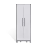 Inval Large 29inW Storage Cabinet, Gray