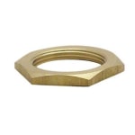 T&S Brass Body Top Lock Nut, 1.5in, 1.165-18 UN Female Thread