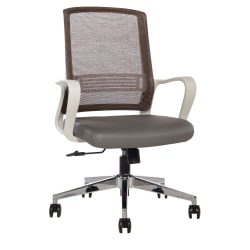 Flash Furniture Flash Fundamentals Mesh Mid-Back Task Chair, Black