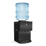 Avalon Premium 3-Temperature Hot/Cold Top-Loading Countertop Water Dispenser, 19inH x 12inW x 13inD, Black