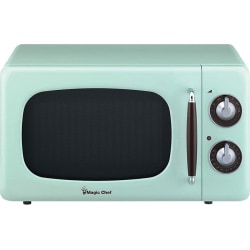 Magic Chef MCD770CM .7 Cubic -ft 700-Watt Retro Microwave (Mint Green) - Single - 0.7 ftÃƒâ€šÃ‚Â³ Capacity - Microwave - 7 Power Levels - 700 W Microwave Power - FusePlastic, Metal - Countertop - Mint Green