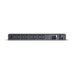 CyberPower Switched Metered-by-Outlet PDU81004 - Power distribution unit (rack-mountable) - AC 100-240 V - Ethernet, USB, serial - input: IEC 60320 C14 - output connectors: 8 (power IEC 60320 C13) - 1U - 10 ft cord