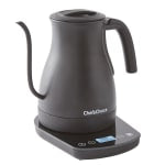 Edgecraft Chefs Choice 1L Electric Gooseneck Kettle, Matte Black