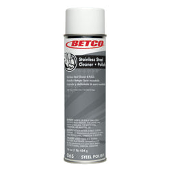 Betco Aerosol Stainless Steel Cleaner And Polish, 17 Oz Can, Case Of 12