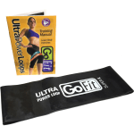 GoFit Single Ultra Power Loop (Black, Super X, 25 Pounds) - Black - Latex