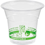 Planet+ Compostable Cold Cups, 5 Oz, Clear, Pack Of 2,000 Cups