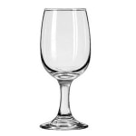 Libbey Glassware Embassy Wine Glasses, 8.5 Oz, 6 3/8inH, Clear, Pack Of 24 Glasses