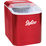 Igloo IGLICEB26RR 26 Lb Ice Maker, Retro Red