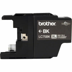 Brother LC75 High-Yield Black Ink Cartridge, LC75BK, BRTLC75BK