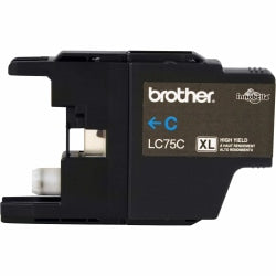 Brother LC75C Cyan Ink Cartridge, LC75C