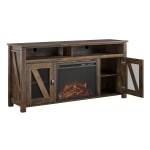 Ameriwood Home Bloomfield Fireplace TV Stand For 60in TVs, Brown