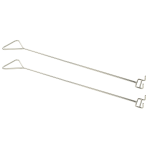 Bostitch Mule Dolly Handles, 36inH x 6-1/2inW x 2-1/2inD, Silver, Set Of 2