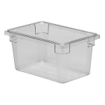 Cambro Camwear 9inD Food Boxes, 12in x 18in, Clear, Set Of 6 Boxes