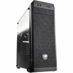 COUGAR MX330-G Gaming Computer Case - Mid-tower - Transparent - Tempered Glass - 1 x 4.72in x Fan(s) Installed - Mini ITX, Micro ATX, ATX Motherboard Supported - 5 x Fan(s) Supported - 1 x Internal 5.25in Bay - 2 x Internal 3.5in Bay