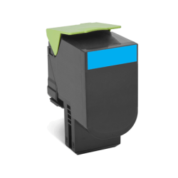 Lexmark 80C1XC0 High-Yield Cyan Toner Cartridge