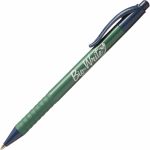 SKILCRAFT Bio-Write Retractable Pens, Fine Point, Blue Ink, Pack Of 12 (AbilityOne 7520-01-578-9301)