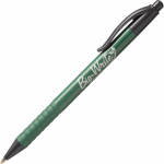 SKILCRAFT Bio-Write Retractable Pens, Medium Point, Black Ink, Pack Of 12 (AbilityOne 7520-01-578-9305)