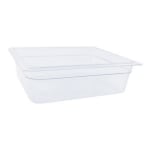 Cambro 1/2 Size Camwear Food Pan, 4in x 10in x 13in, Clear