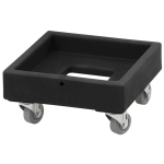 Cambro Camdolly Milk Crate Dolly, 8-3/8in x 16-1/8in, Black