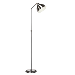 OttLite Covington LED Floor Lamp, 60inH, Brushed Nickel