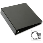 SKILCRAFT 3-Ring Binder, 2in D-Rings, 82% Recycled, Black (AbilityOne 7510-01-579-9317)