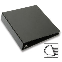 SKILCRAFT 3-Ring Binder, 1in D-Rings, 81% Recycled, Black (AbilityOne 7510-01-579-9329)