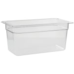 Cambro Camwear Polycarbonate 1/3 Size Food Pans, Clear, Pack Of 6 Pans