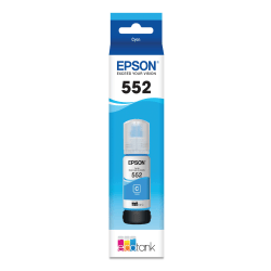 Epson 552 Claria Cyan Ink Bottle, T552220-S