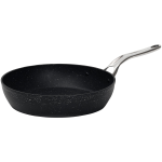 Starfrit 12in Fry Pan With Stainless Steel Handle, Black