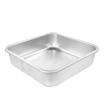 Martha Stewart Square Cake Pan, 9in, Silver