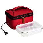 HOTLOGIC Portable Personal Expandable 12V Mini Oven XP, Red