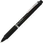 EnerGel 2S Combo Pen/Mechanical Pencil, Fine Point, 0.5 mm Lead, Black Barrel, Black/Red Ink