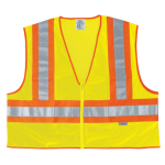 Luminator Class II Safety Vests, Large, Lime