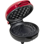 Nostalgia MyMini Personal Electric Waffle Maker, 3-3/4inH x 6-1/2inW x 5-1/4inD, Maroon Turkey