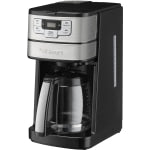 Cuisinart 12-Cup Programmable Automatic Grind And Brew Coffeemaker, Black