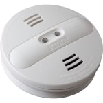 Kidde Dual-sensor Smoke Alarm - 9 V - Audible, Visual - White