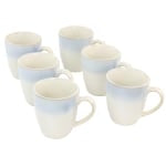 Martha Stewart Stoneware Cup Set, 13 Oz, Blue