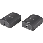 StarTech.com USB 2.0 Extender over Cat5e or Cat6 RJ45 Cable - 330ft/100m USB Extender Adapter Kit w/ ESD - Locally or Remotely Powered - USB 2.0 extender connects a USB device up to 330ft/100m over CAT5e/CAT6 RJ45 cable 480Mbps