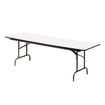 Iceberg Premium Wood Laminate Folding Table, Rectangular, 72inW x 30inD, Gray/Charcoal