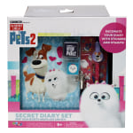 Inkology 6-Piece Diary Sets, The Secret Life Of Pets 2, 120 Pages (60 Sheets), Pack Of 6 Sets