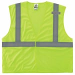 Ergodyne GloWear Safety Vest, Economy, Type-R Class 2, 4X/5X, Lime, 8210HL